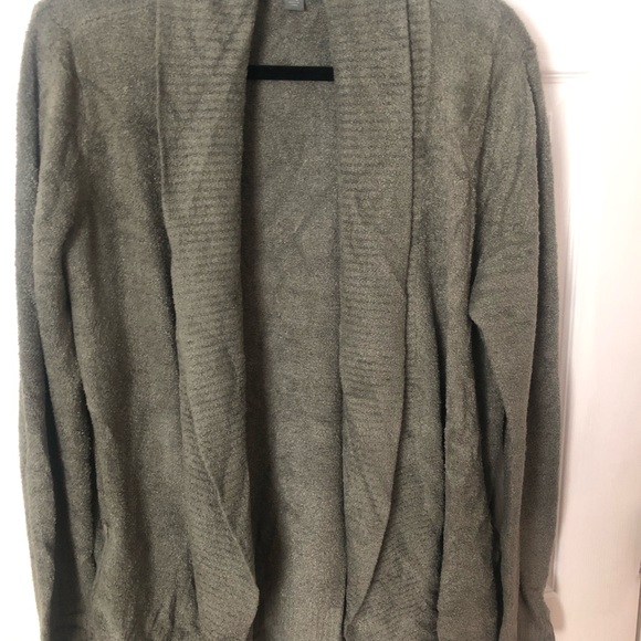 Pre-Owned Barefoot Dreams Cozychic Lite Circle Cardigan! - Picture 8 of 9